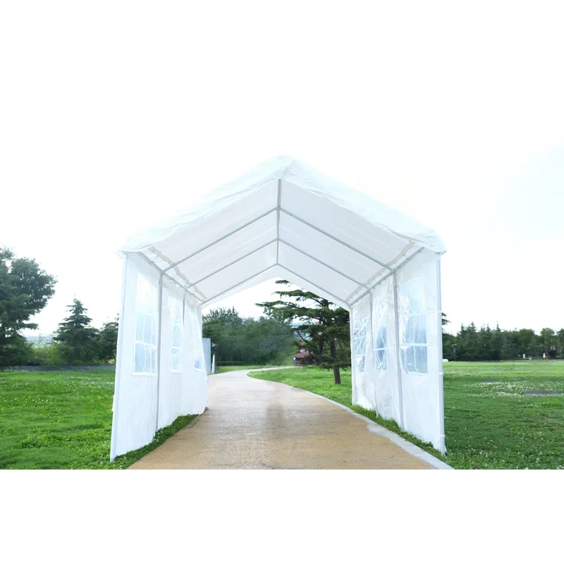 10 x 20 x 9ft Outdoor Wedding Party Tent Camping Shelter Gazebo Canopy, Garage Carport Car Canopy